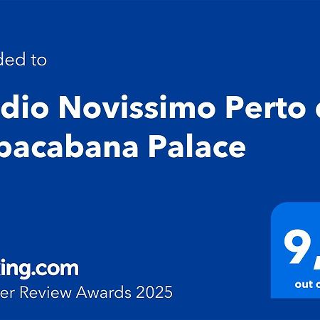 Studio Novissimo Perto Do Copacabana Palace Río de Janeiro Exterior foto